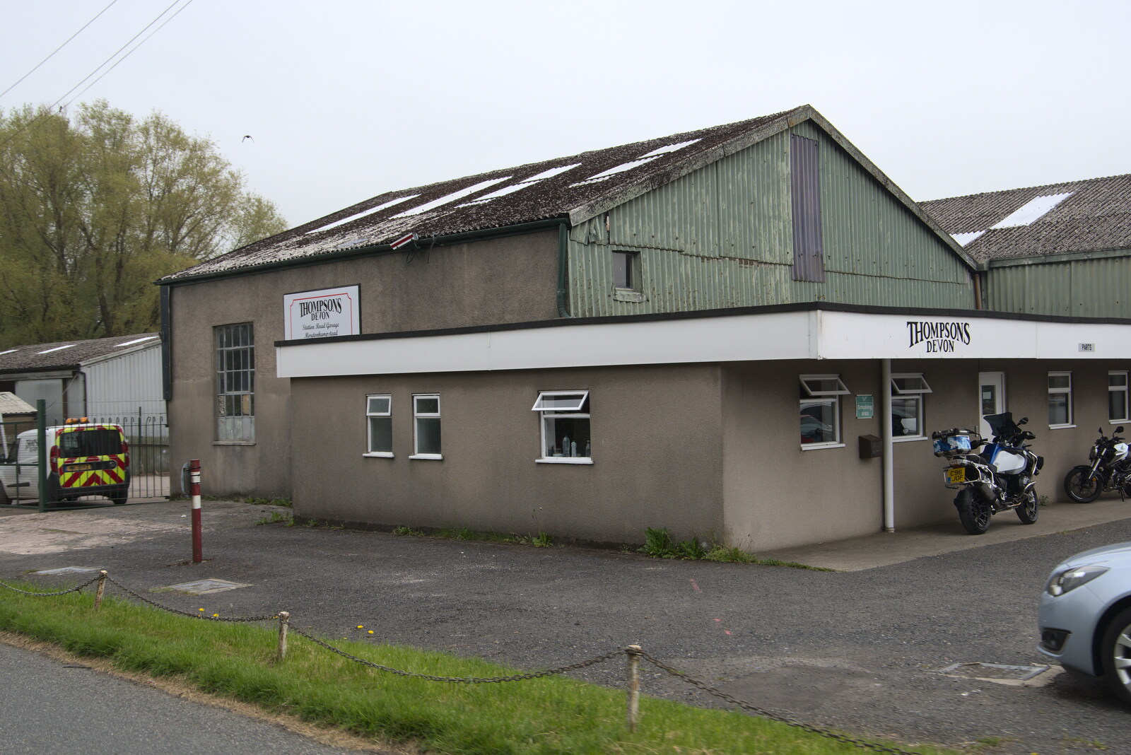The Thompson's offices and remaining workshops from A Trip to Grandma J's, Spreyton, Devon - 2nd June 2021
