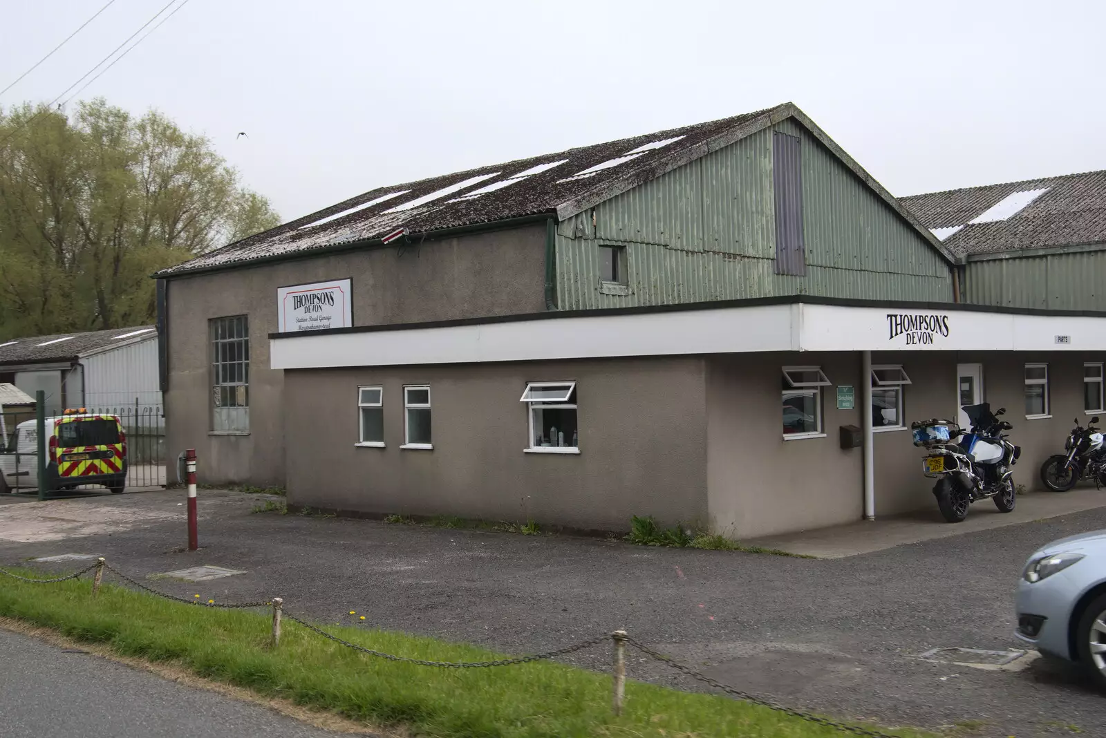 The Thompson's offices and remaining workshops, from A Trip to Grandma J's, Spreyton, Devon - 2nd June 2021