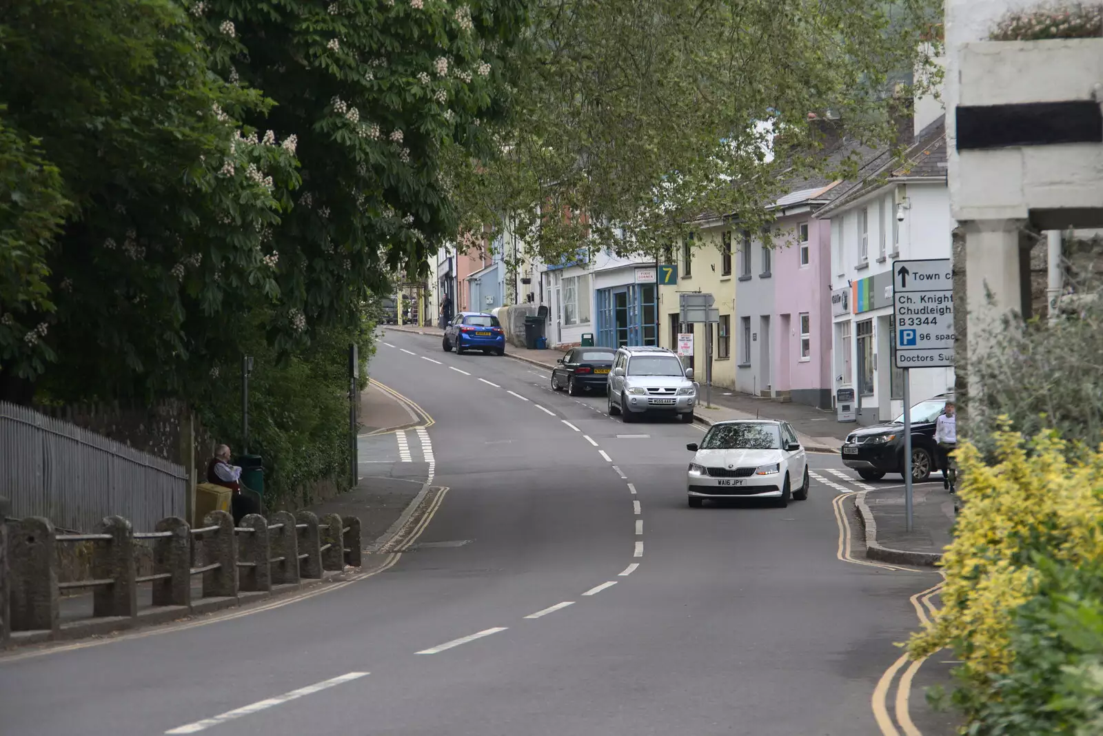 Bovey Tracey, near the Co-op, from A Trip to Grandma J's, Spreyton, Devon - 2nd June 2021