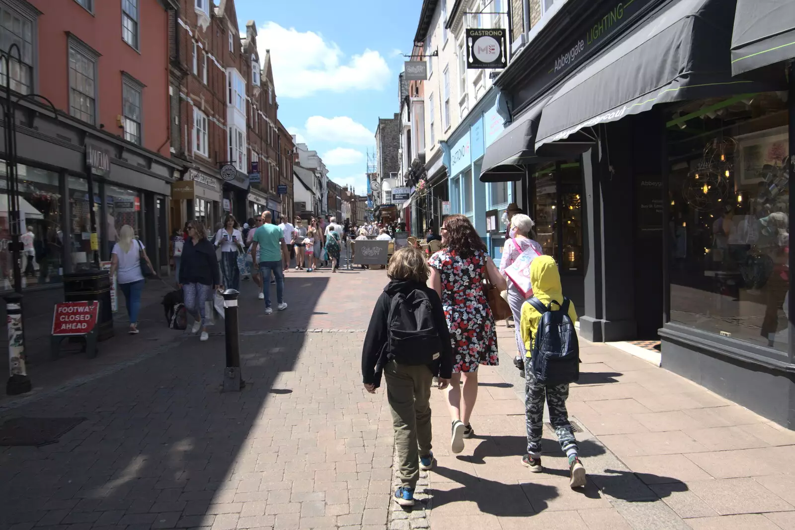 We walk up Abbeygate, from A Weekend at the Angel Hotel, Bury St. Edmunds, Suffolk - 5th June 2021