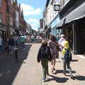 We walk up Abbeygate, A Weekend at the Angel Hotel, Bury St. Edmunds, Suffolk - 5th June 2021