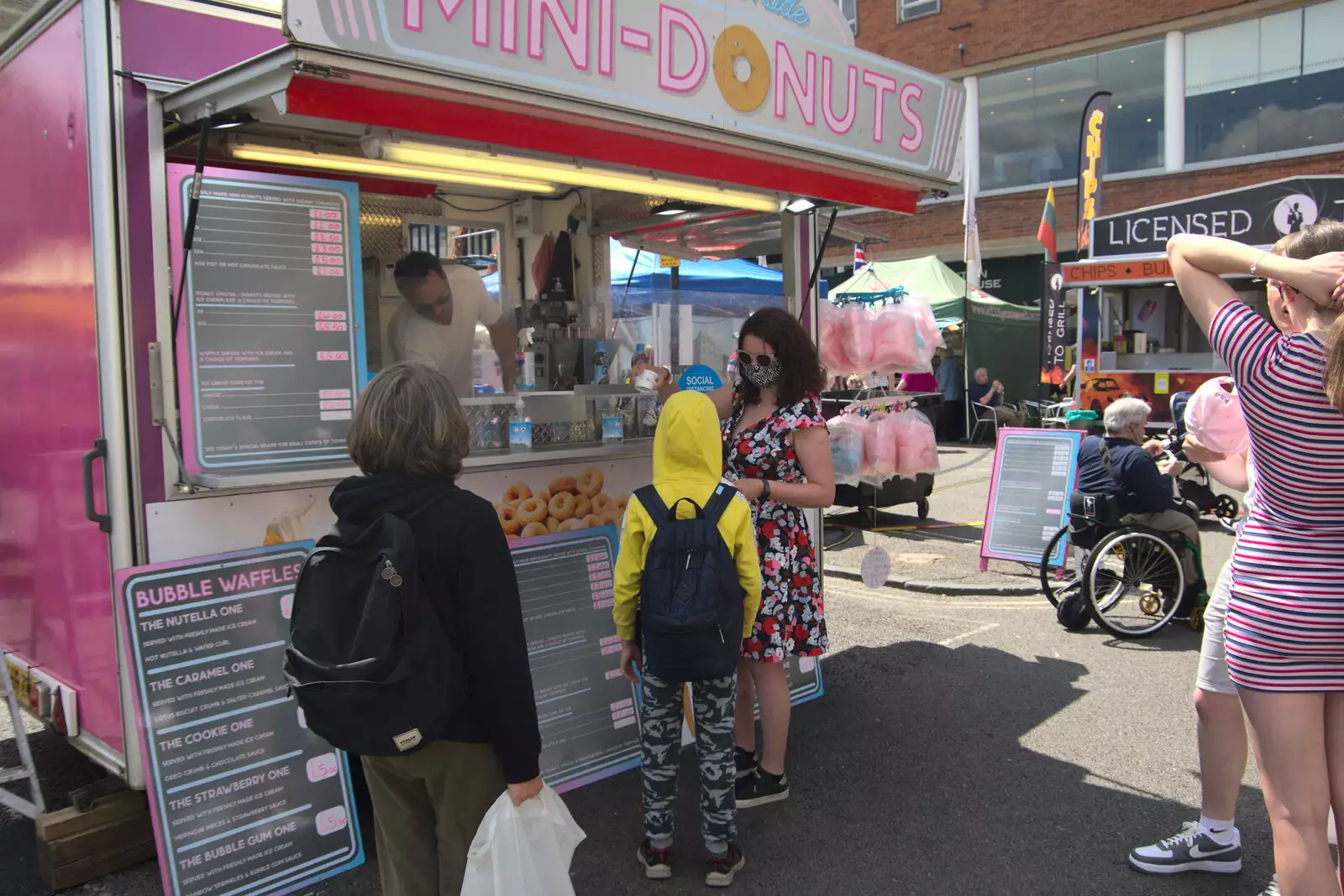 It's time for mini doughnuts, from A Weekend at the Angel Hotel, Bury St. Edmunds, Suffolk - 5th June 2021