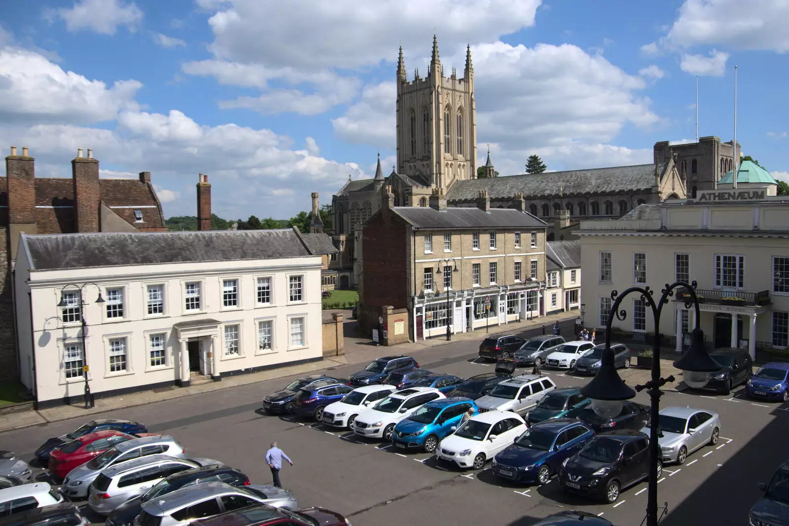 Bury cathedral, from A Weekend at the Angel Hotel, Bury St. Edmunds, Suffolk - 5th June 2021