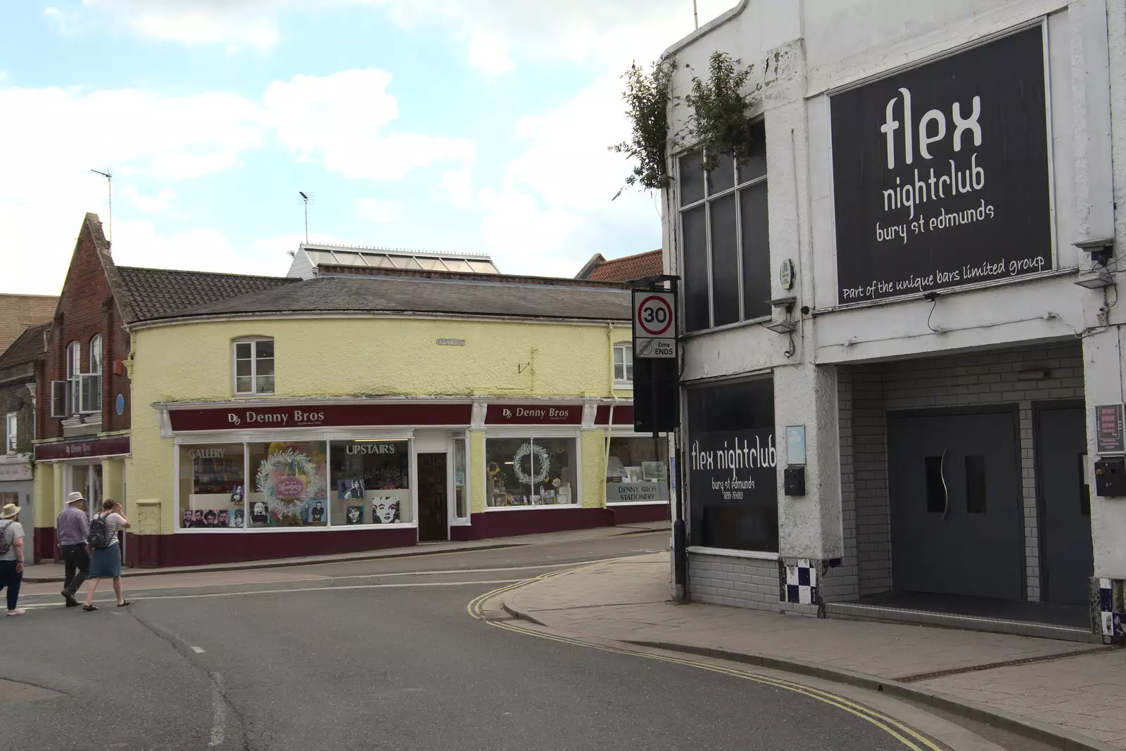 Denny Brothers and Flex nightclub, from A Weekend at the Angel Hotel, Bury St. Edmunds, Suffolk - 5th June 2021