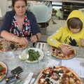 Pizza occurs, for the first time in a while, A Weekend at the Angel Hotel, Bury St. Edmunds, Suffolk - 5th June 2021