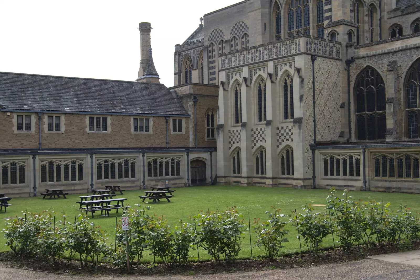 The cathedral close, from A Weekend at the Angel Hotel, Bury St. Edmunds, Suffolk - 5th June 2021