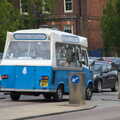 A 1989 ice cream van drives away, A Weekend at the Angel Hotel, Bury St. Edmunds, Suffolk - 5th June 2021