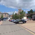 The market place is almost deserted, A Visit to the Kittens, Scarning, Norfolk - 13th June 2021