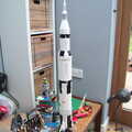 Fred's awesome Saturn V is finished, A BSCC Ride to Pulham Market, Norfolk - 17th June 2021