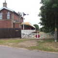 The old railway station is up for sale, A BSCC Ride to Pulham Market, Norfolk - 17th June 2021