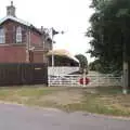 The old railway station is up for sale, A BSCC Ride to Pulham Market, Norfolk - 17th June 2021