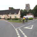 We head off past the closed-down Crown, A BSCC Ride to Pulham Market, Norfolk - 17th June 2021