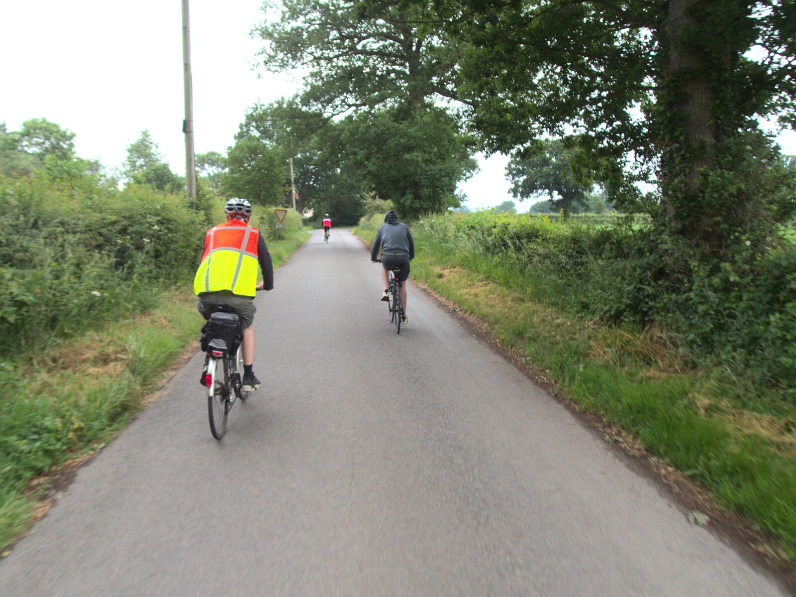Out in the lanes of Norfolk from A BSCC Ride to Pulham Market, Norfolk - 17th June 2021