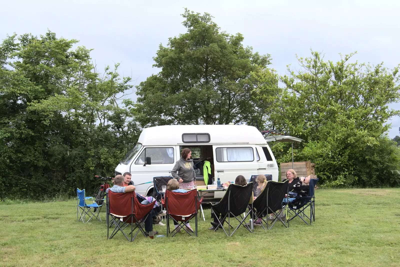 The van is where it's at, from Suze-fest, Braisworth, Suffolk - 19th June 2021