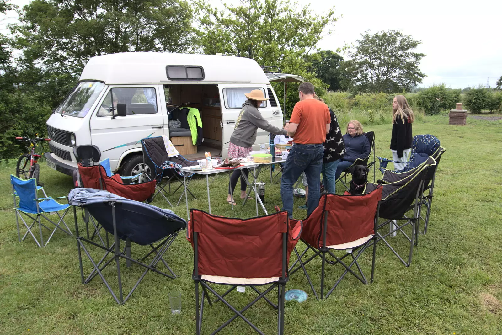 All around the van, from Suze-fest, Braisworth, Suffolk - 19th June 2021