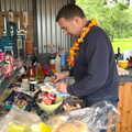 Clive is on pizza prep duty, Suze-fest, Braisworth, Suffolk - 19th June 2021