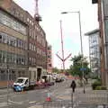 A massive crane looms over Duke Street, The BSCC at Earl Soham and at Colin and Jill's, Eye, Suffolk - 26th June 2021