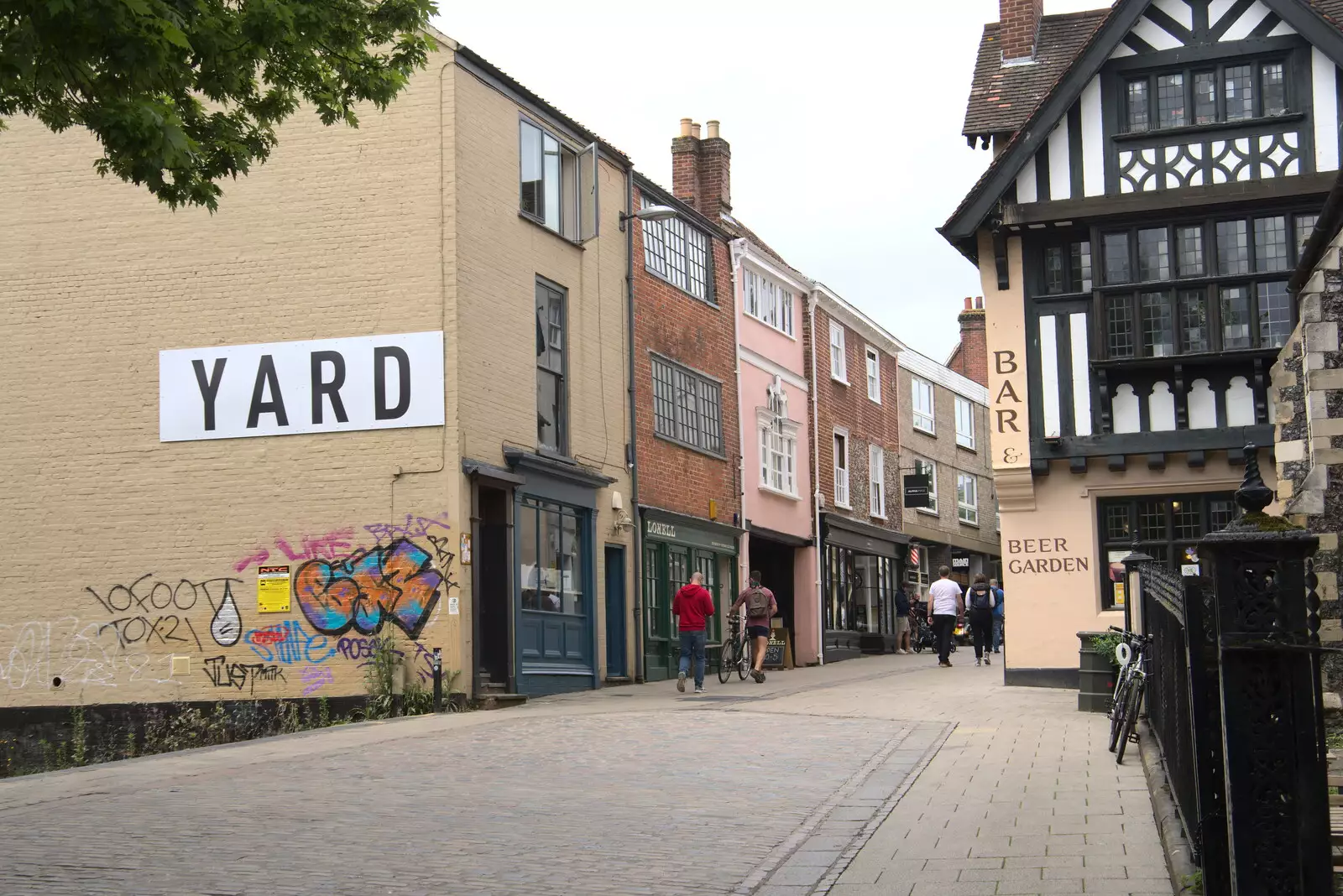 'Yard' on Pottergate, from The BSCC at Earl Soham and at Colin and Jill's, Eye, Suffolk - 26th June 2021