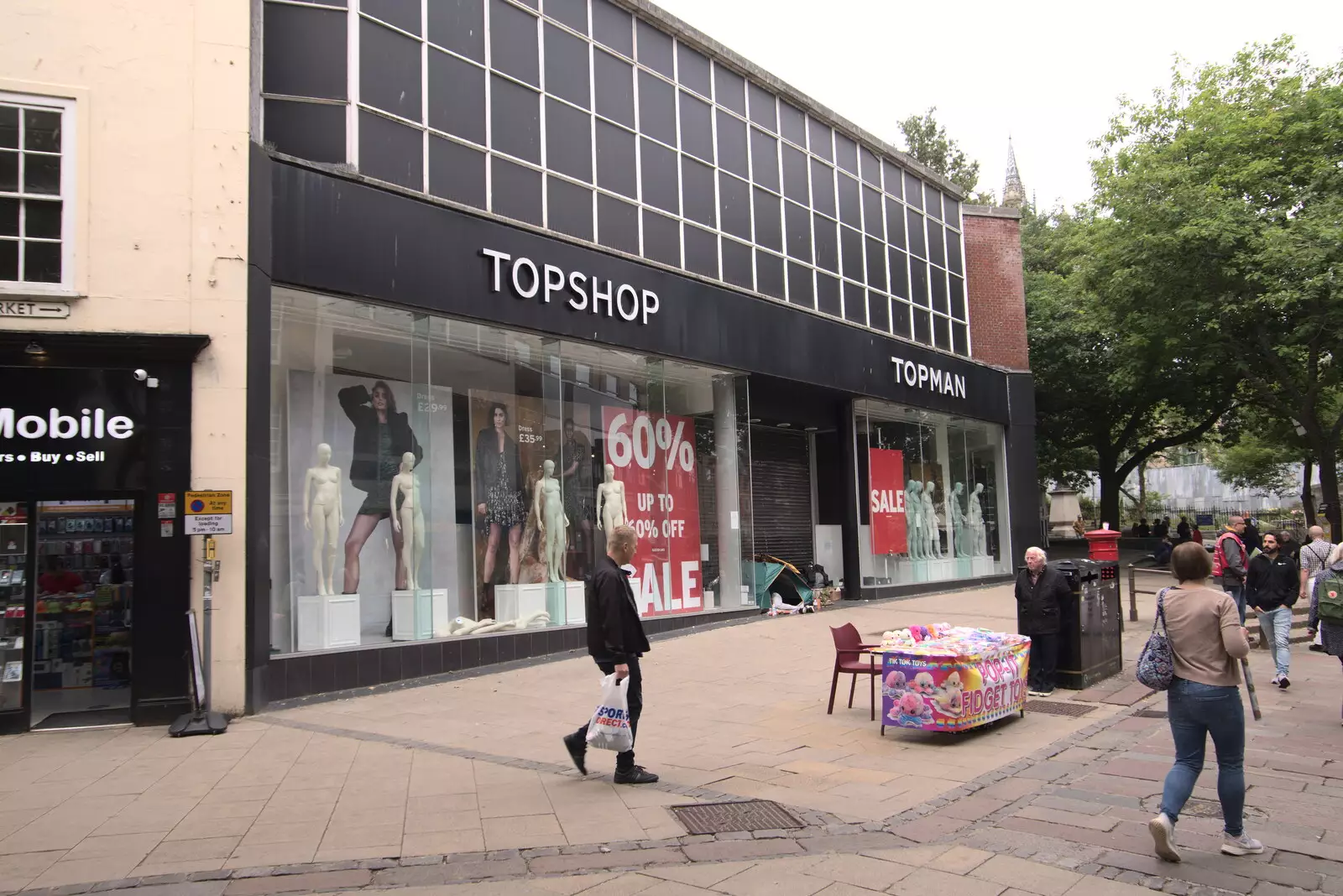 The old Topshop/Topman is still around, from The BSCC at Earl Soham and at Colin and Jill's, Eye, Suffolk - 26th June 2021