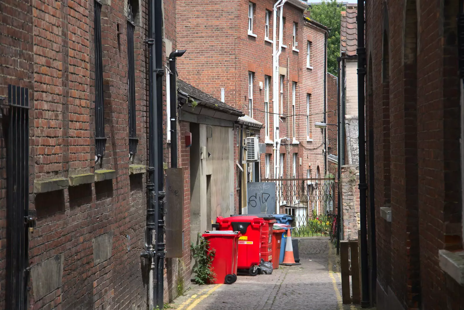 School Lane in Norwich, from The BSCC at Earl Soham and at Colin and Jill's, Eye, Suffolk - 26th June 2021