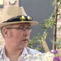 Marc with some Aspall shades on his hat, The BSCC at Earl Soham and at Colin and Jill's, Eye, Suffolk - 26th June 2021