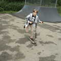 Harry in action, New Kittens, and The Skate Park, Town Moors, Eye, Suffolk - 3rd July 2021
