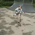 Harry in action, New Kittens, and The Skate Park, Town Moors, Eye, Suffolk - 3rd July 2021