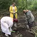 A hole is dug in a suitable spot, Planting a Tree, Town Moors, Eye, Suffolk - 10th July 2021