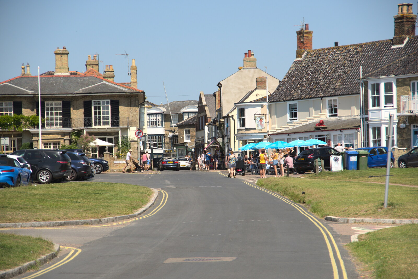 The Red Lion and South Green from A Day on the Beach, Southwold, Suffolk - 18th July 2021