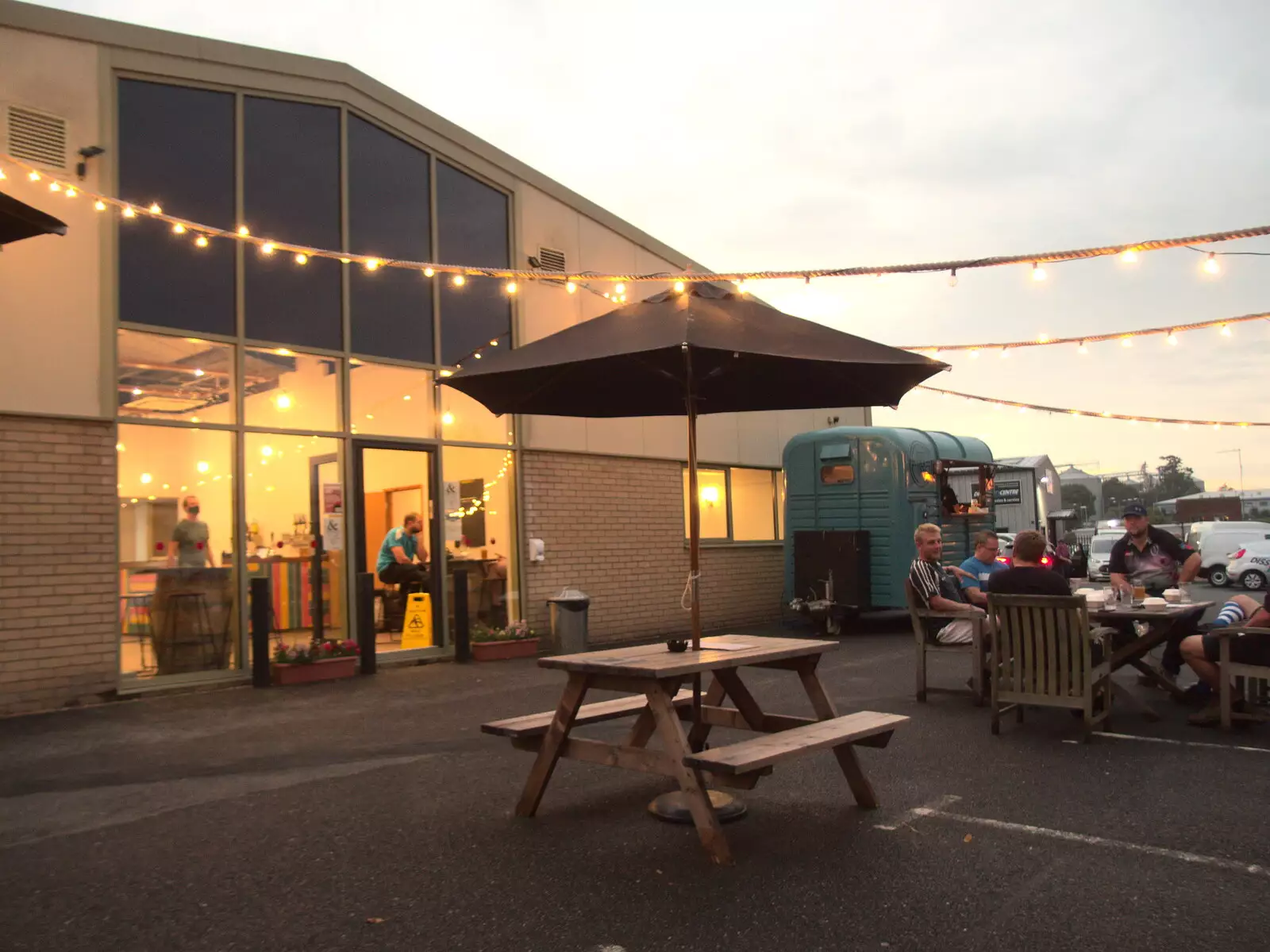 Ampersand's tap room, at the former Diss Cue Club, from Hares, Tortoises and Station 119, Eye, Suffolk - 19th July 2021