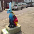 The hare on Lambseth Street, Hares, Tortoises and Station 119, Eye, Suffolk - 19th July 2021