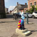 Nosher's bike and the Lambseth hare, Hares, Tortoises and Station 119, Eye, Suffolk - 19th July 2021