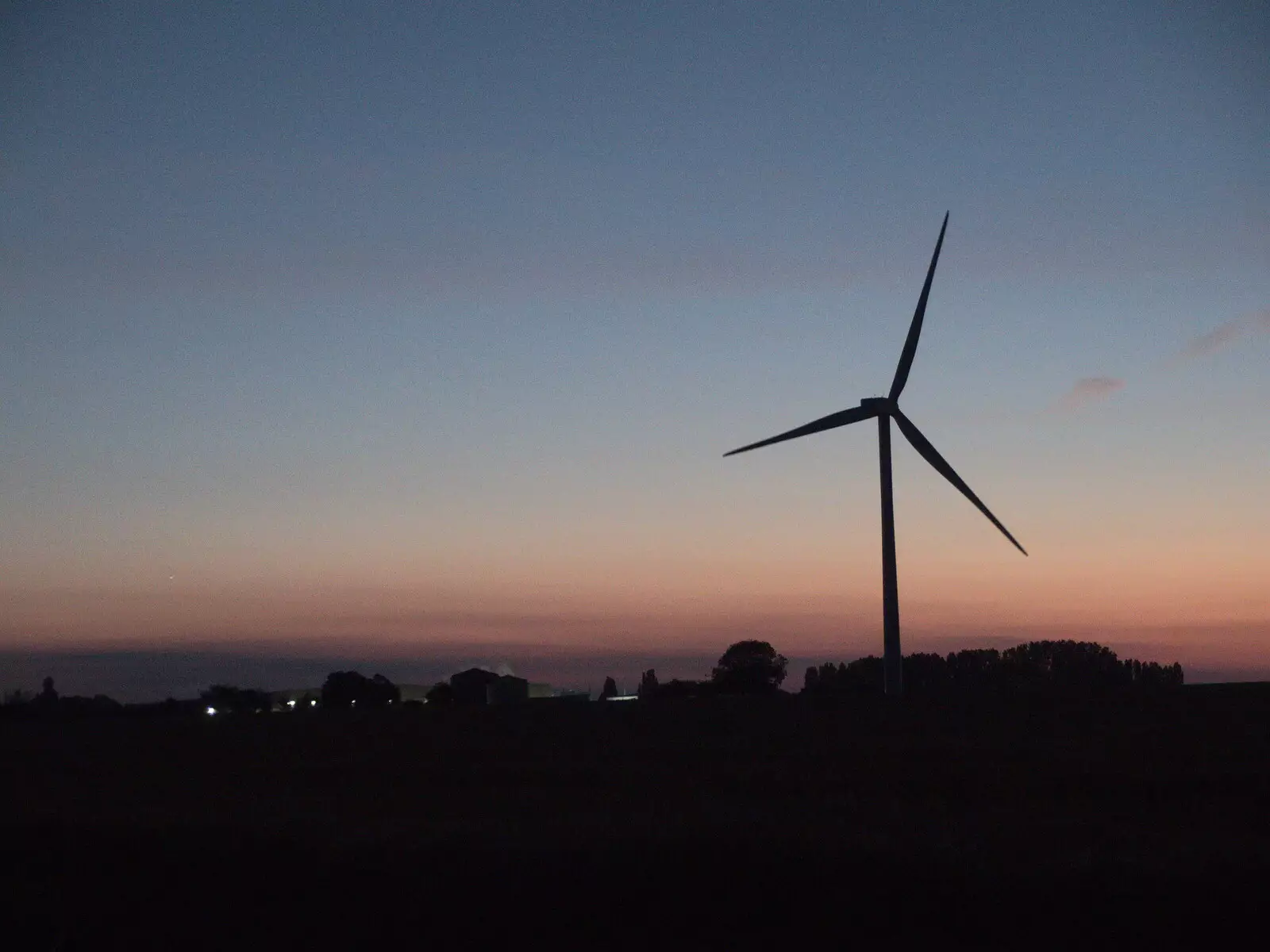 There's a nice sunset over the airfield, from Hares, Tortoises and Station 119, Eye, Suffolk - 19th July 2021