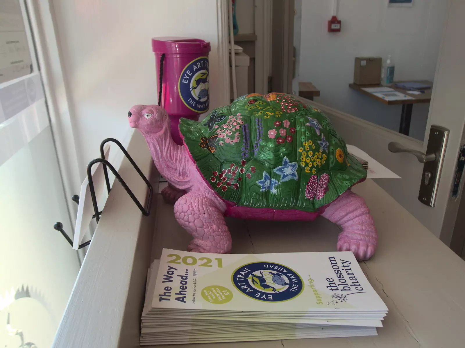 Caféye's own tortoise, from Hares, Tortoises and Station 119, Eye, Suffolk - 19th July 2021