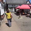 Isobel roams around the market, Hares, Tortoises and Station 119, Eye, Suffolk - 19th July 2021