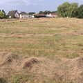 The hay has been cut on Thrandeston Little Green, The BSCC at The Crown, Gissing, Norfolk - 22nd July 2021