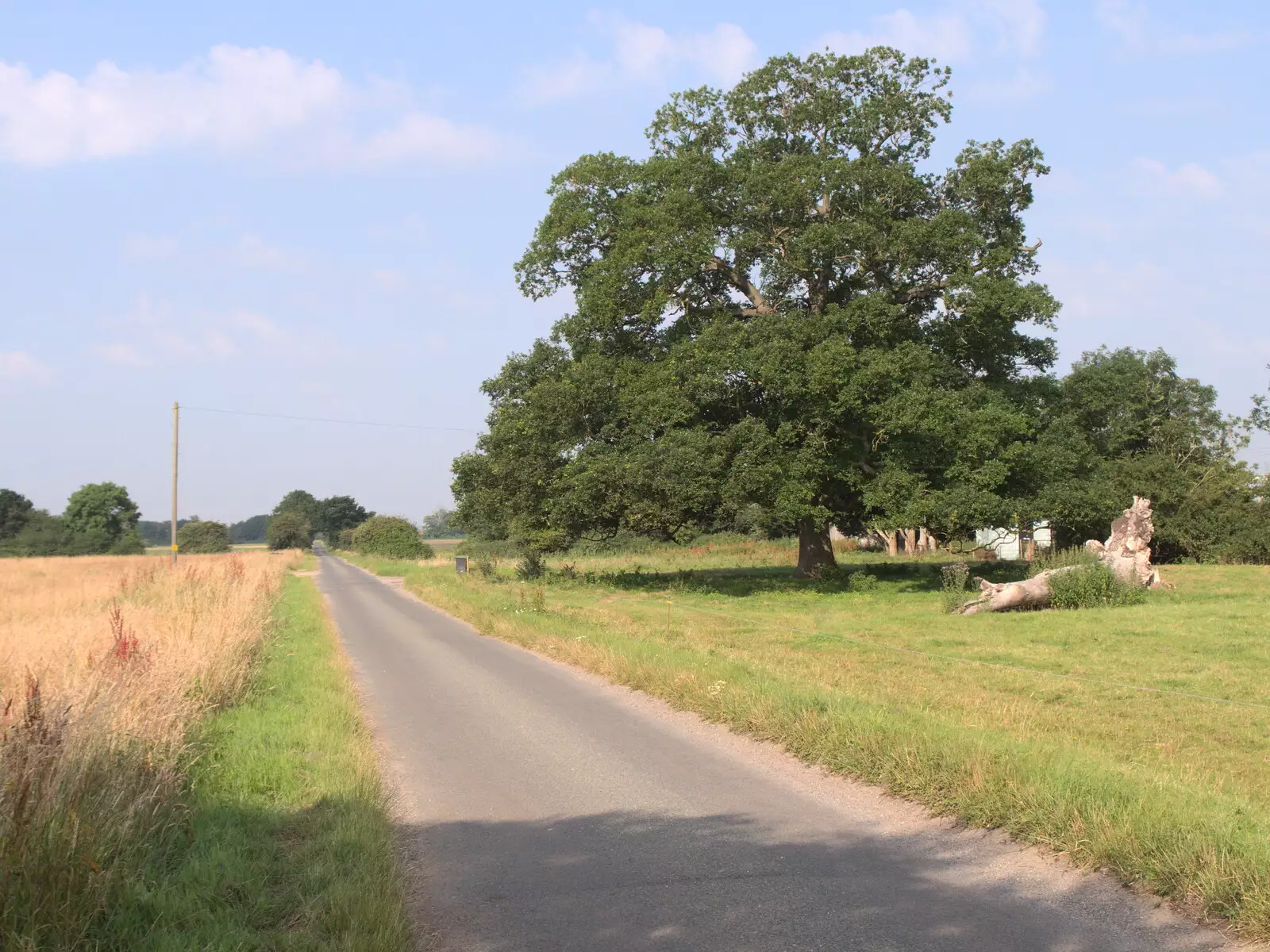 The Mellis Straight, from The BSCC at The Crown, Gissing, Norfolk - 22nd July 2021