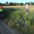 The Boy Phil's bike has been abandoned, The BSCC at The Crown, Gissing, Norfolk - 22nd July 2021