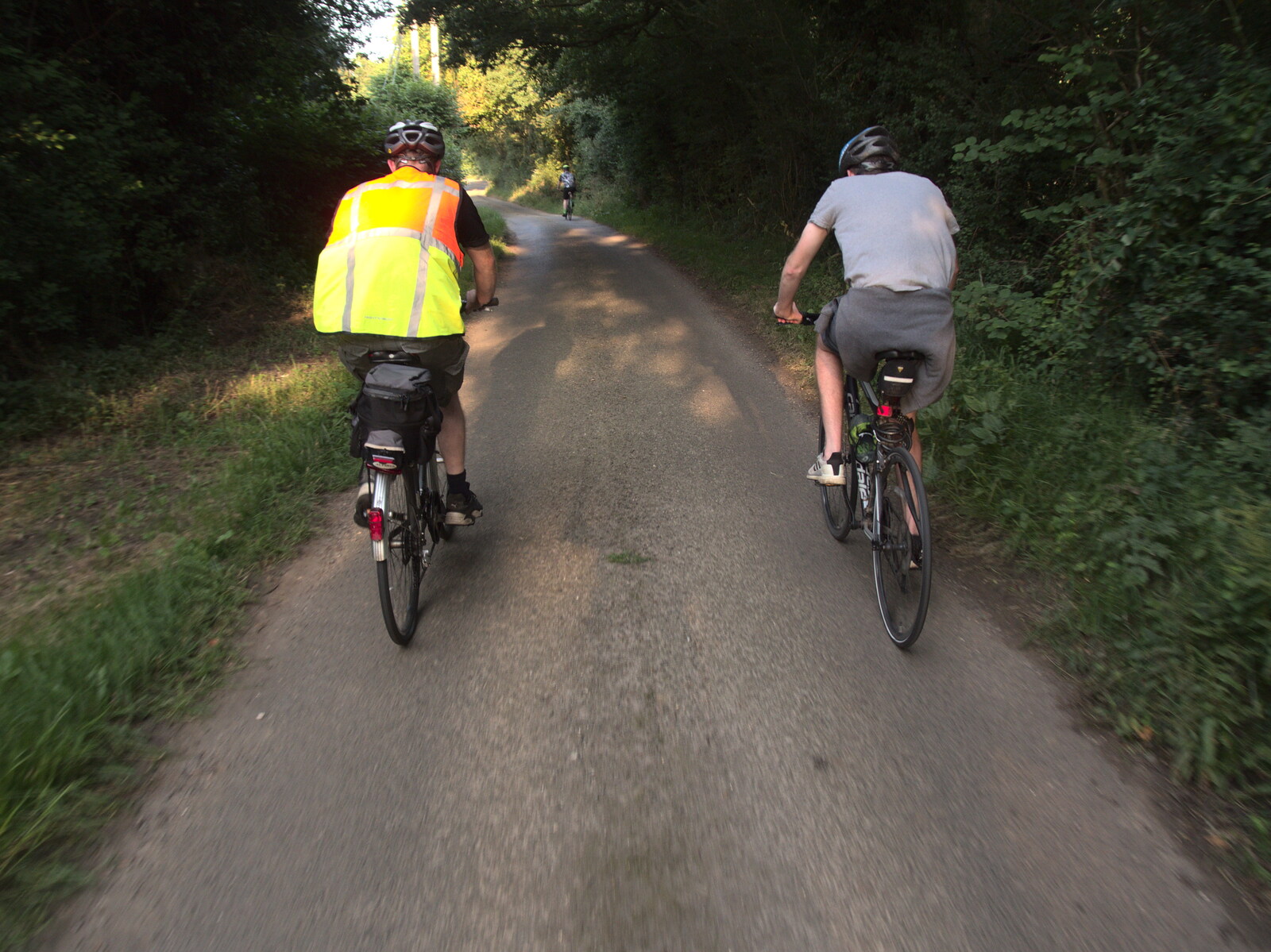 Cycling near Gissing from The BSCC at The Crown, Gissing, Norfolk - 22nd July 2021