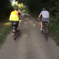 Cycling near Gissing, The BSCC at The Crown, Gissing, Norfolk - 22nd July 2021