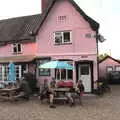 Outside the Gissing Crown, The BSCC at The Crown, Gissing, Norfolk - 22nd July 2021