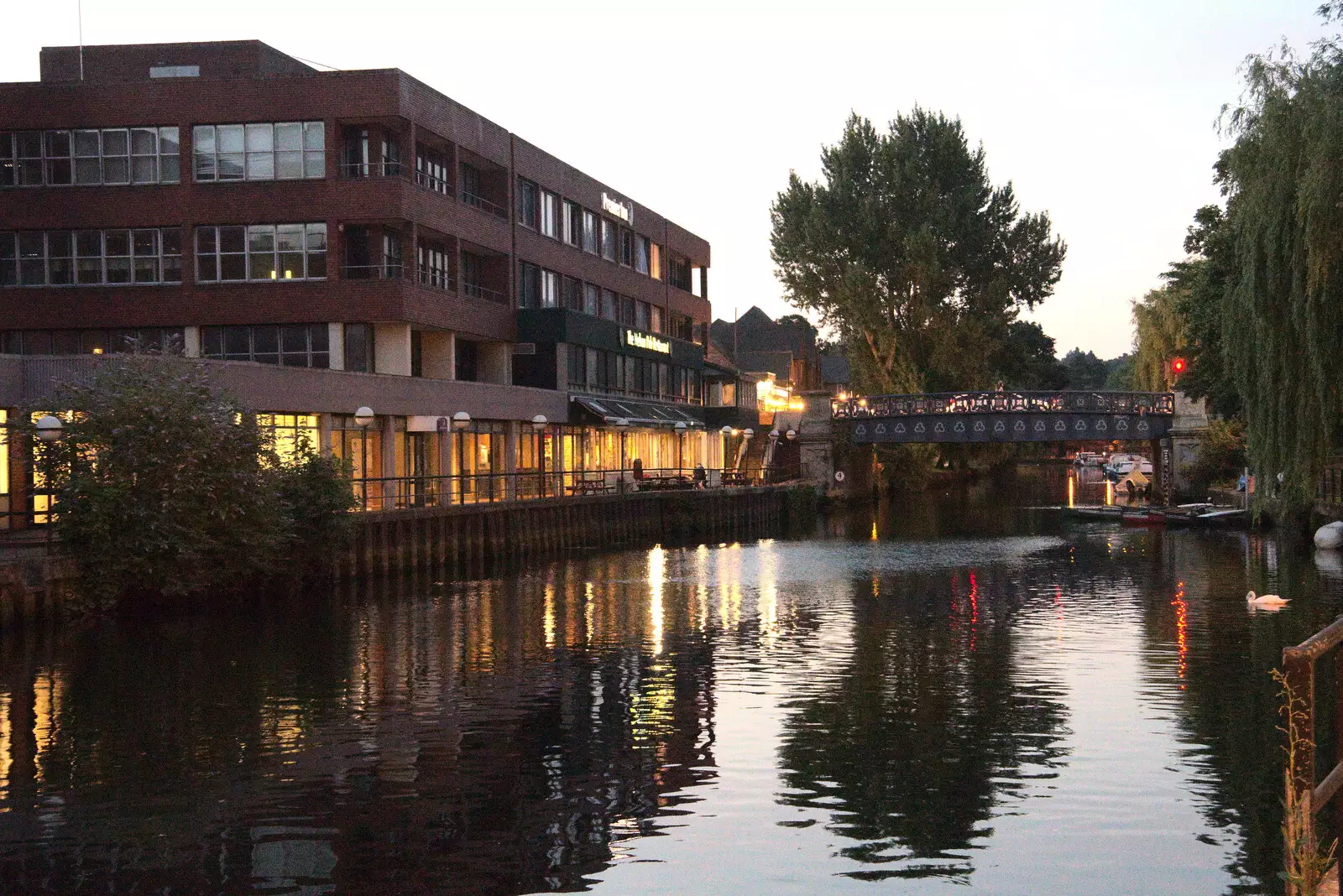 The Nelson Hotel on the Wensum in Norwich, from A Trip to Nando's, Riverside, Norwich, Norfolk - 23rd July 2021