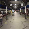 Isobel on Platform 4 at Norwich Station, A Trip to Nando's, Riverside, Norwich, Norfolk - 23rd July 2021