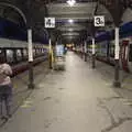 Isobel on Platform 4 at Norwich Station, A Trip to Nando's, Riverside, Norwich, Norfolk - 23rd July 2021