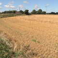 2021 The wheat is partly-harvested over at Thrandeston