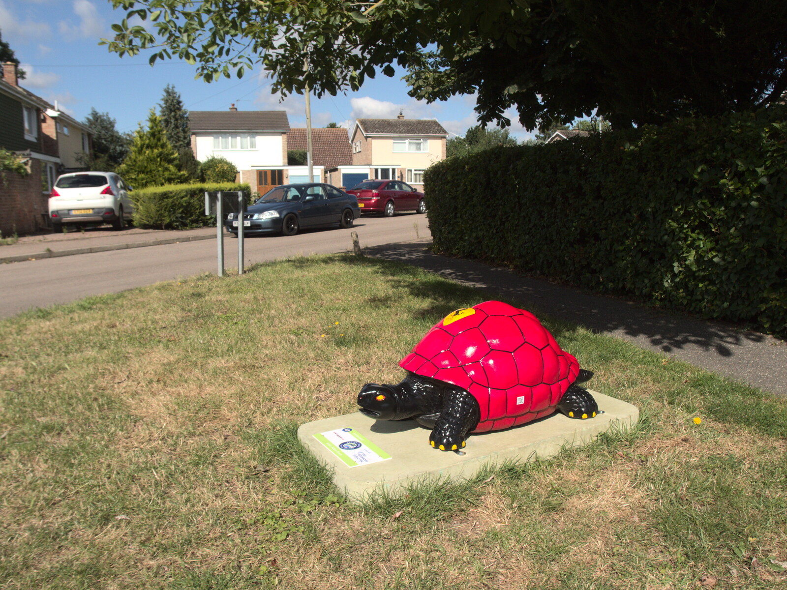 A Black and Red Ferrari hare on Millfield from Meg-fest, and Sean Visits, Bressingham and Brome, Suffolk - 1st August 2021