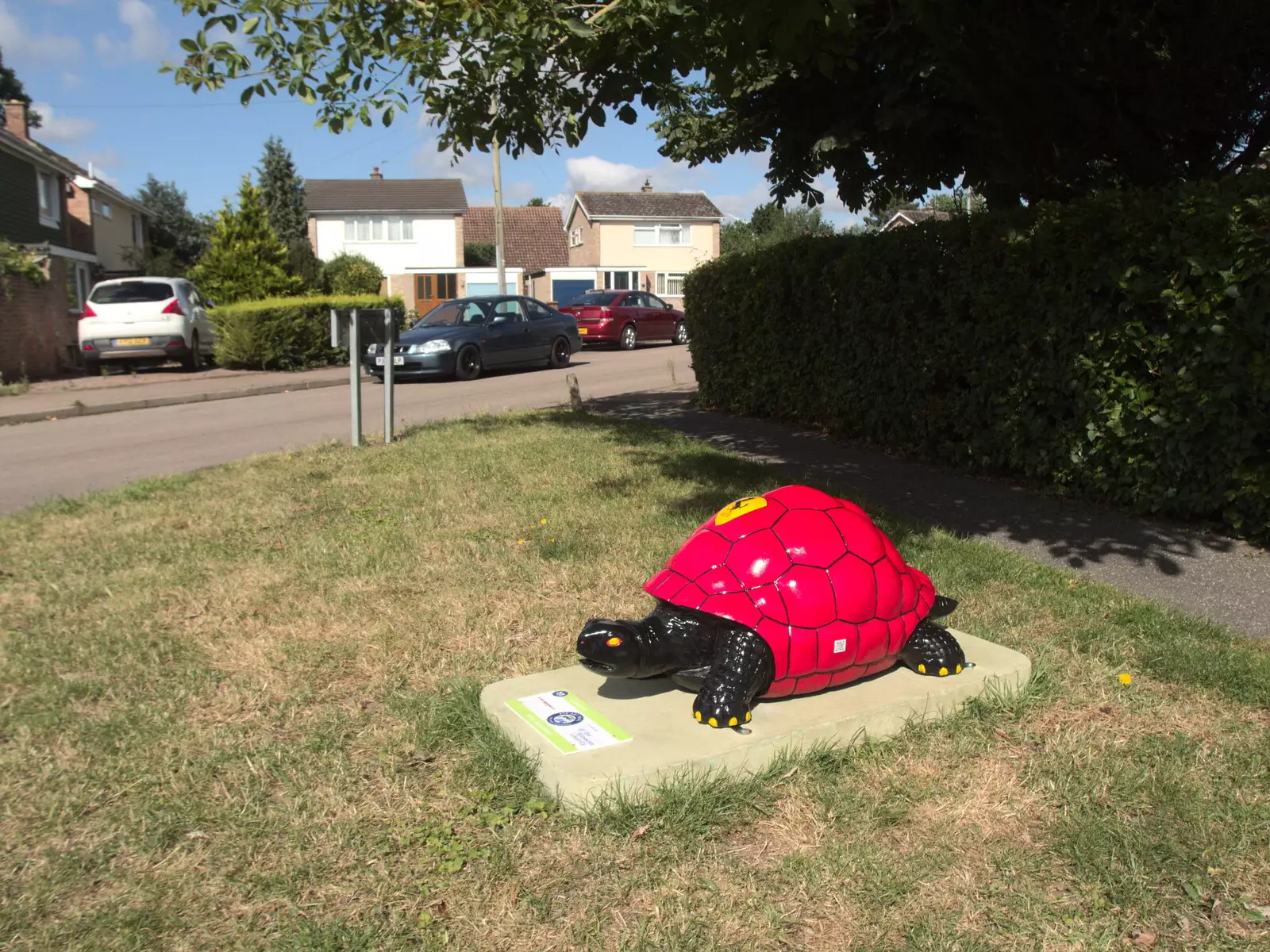 A Black and Red Ferrari hare on Millfield, from Meg-fest, and Sean Visits, Bressingham and Brome, Suffolk - 1st August 2021