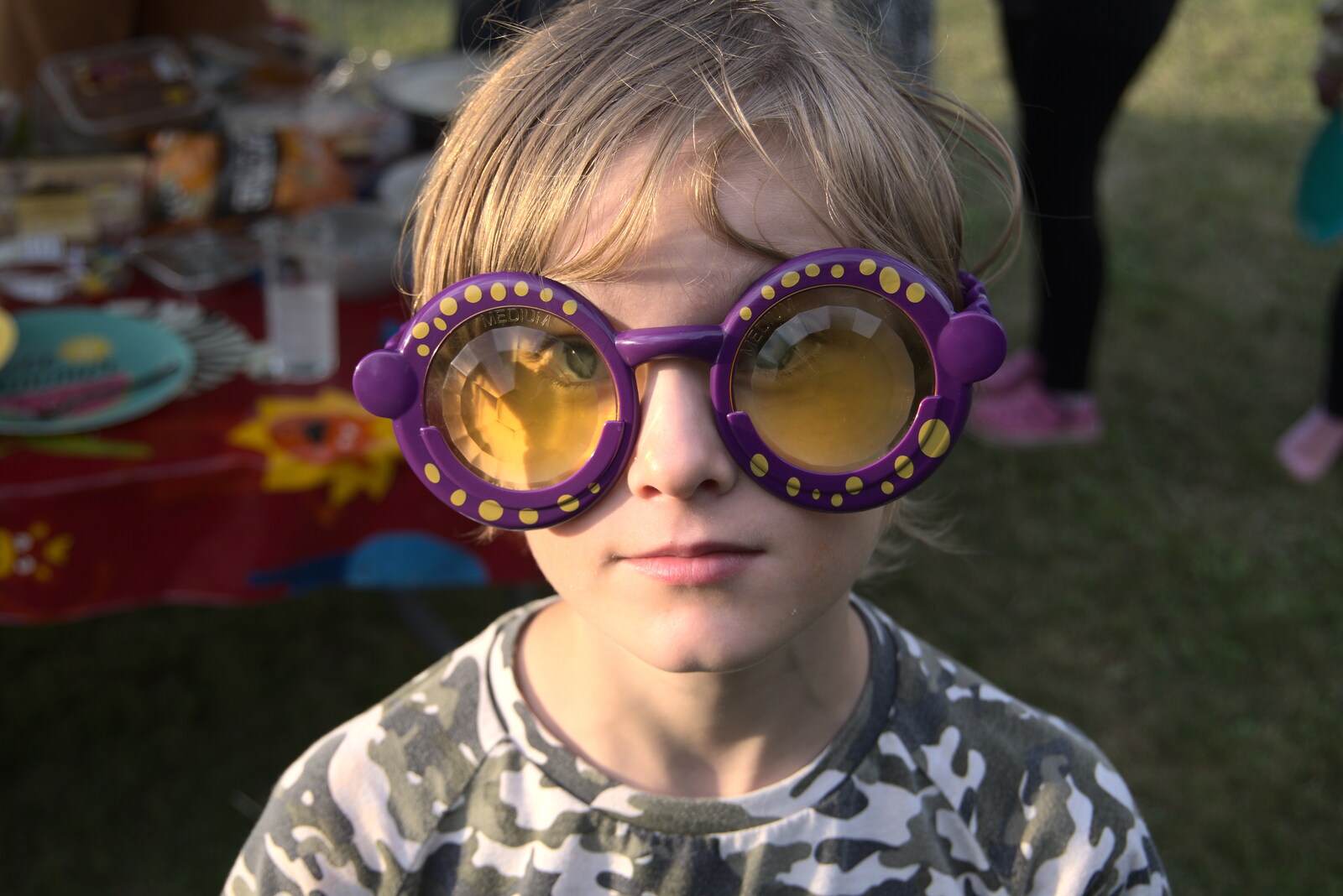 Harry has some Elton John shades on from Meg-fest, and Sean Visits, Bressingham and Brome, Suffolk - 1st August 2021