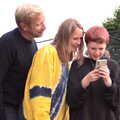 Pete, Allyson and Lydia look at photos, Meg-fest, and Sean Visits, Bressingham and Brome, Suffolk - 1st August 2021