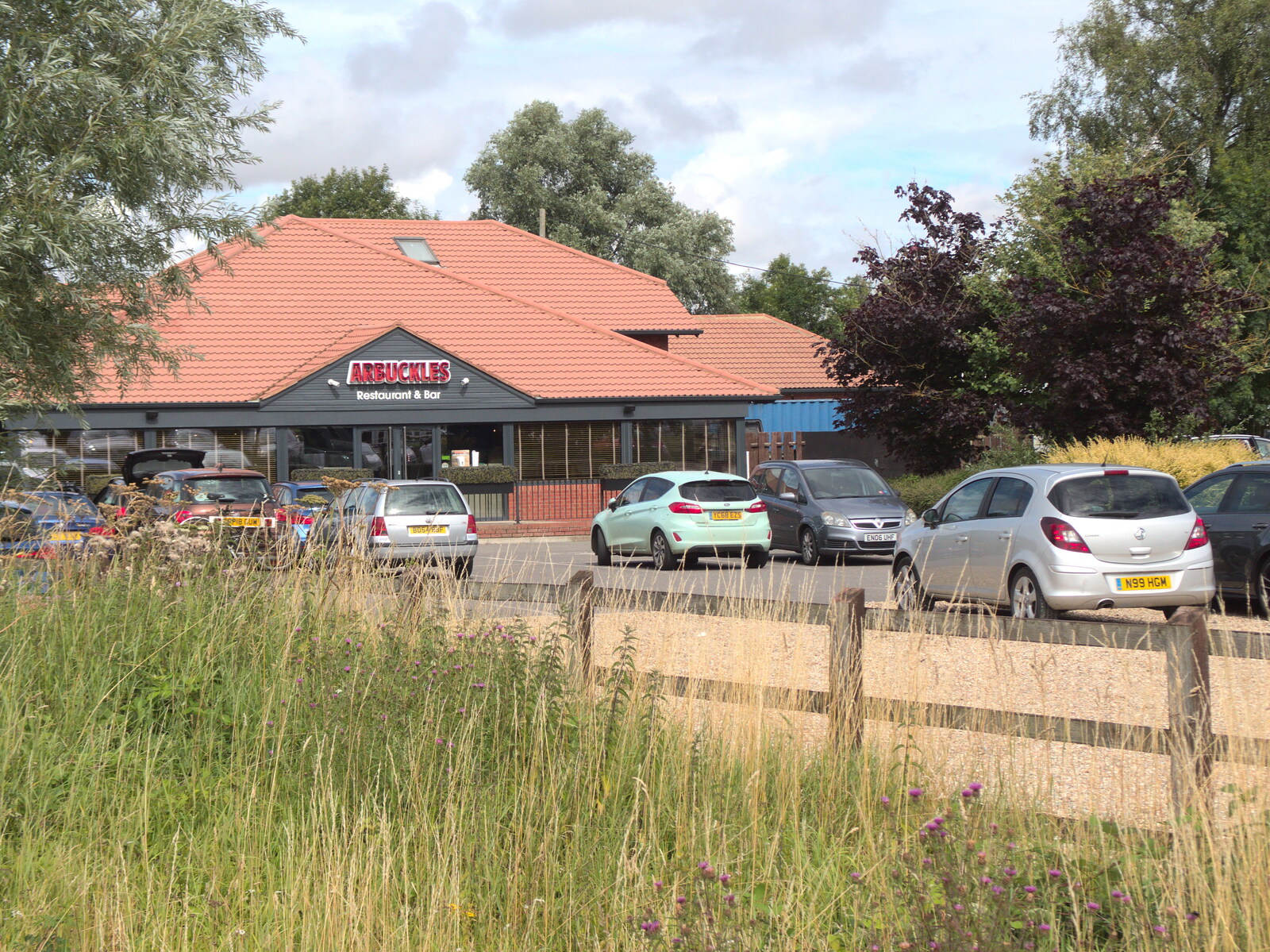 Arbuckle's restaurant at Downham Market services from Pork Pies and Dockside Dereliction, Melton Mowbray and Liverpool - 7th August 2021